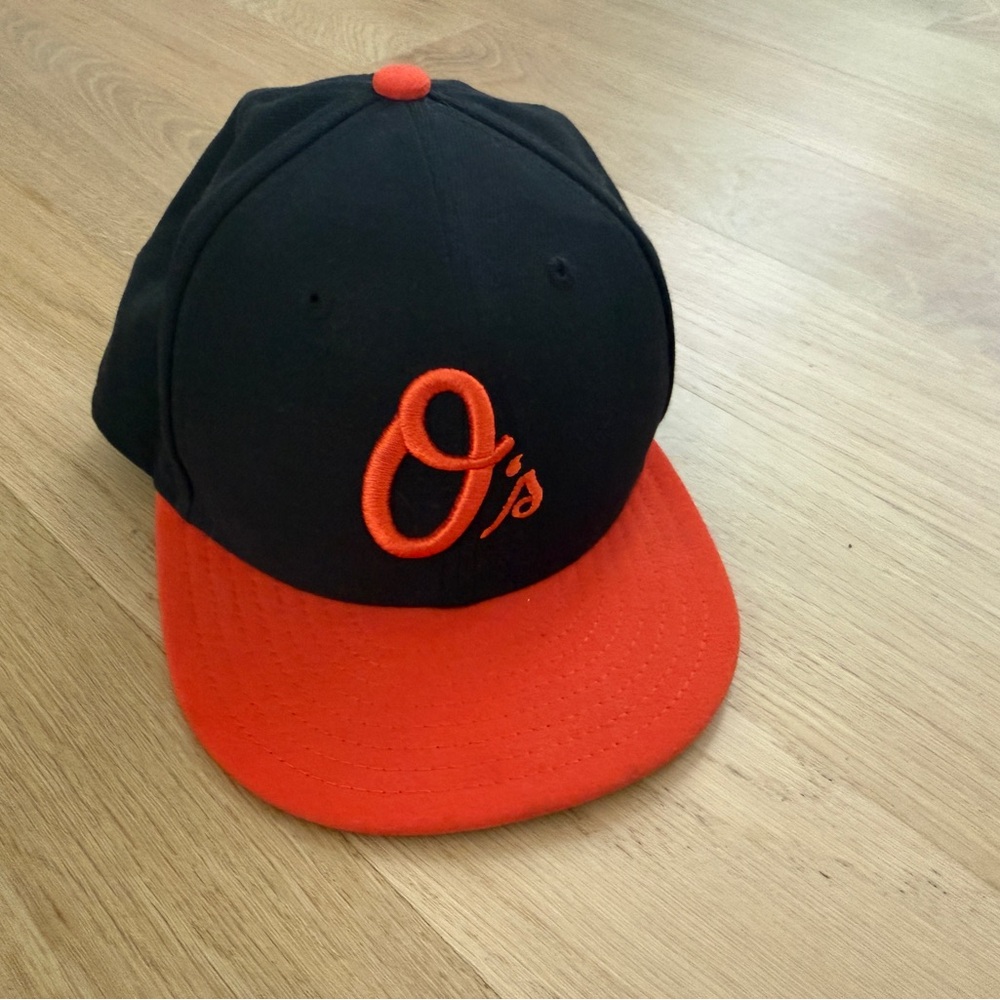 New Era Baltimore Orioles Black Cap with Orange Trim